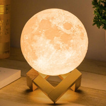 Mydethun Moon Light For Kids Gift For Women Moon Lamp Usb Charging And Touch Control Brightness Two Tone Warm And Cool White Lunar Lamp