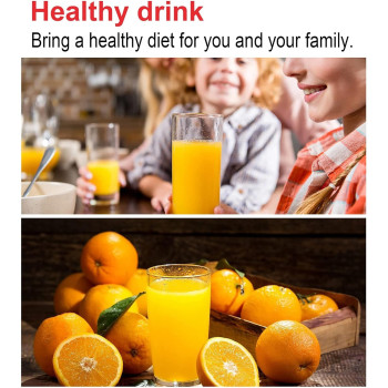 Jxkjbgrn Electric Twin Citrus Juicer, Professional Orange And Lemon Squeezer, Cut And Squeeze Juice Extractor With Anti-Drip Valve, Fast Efficient 90W Electric Orange Fresh Juicer Cutter