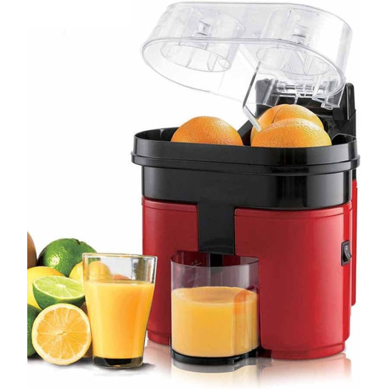 Jxkjbgrn Electric Twin Citrus Juicer, Professional Orange And Lemon Squeezer, Cut And Squeeze Juice Extractor With Anti-Drip Valve, Fast Efficient 90W Electric Orange Fresh Juicer Cutter