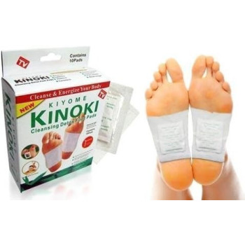 Shahn Almand Drake Kinoki Cleansing Detox Foot Patches 10 Adhesive Pads Kit Natural Unwanted Toxins Remover
