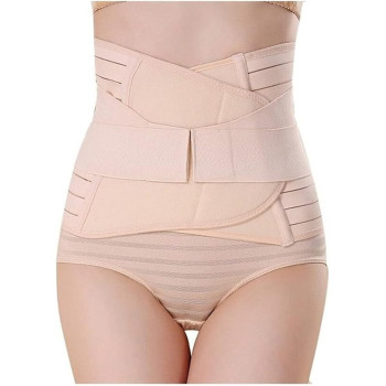 Postpartum Pregnancy Heal Abdominal Waist Training Belt, Beige