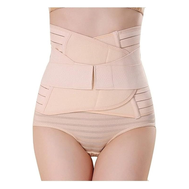 Postpartum Pregnancy Heal Abdominal Waist Training Belt, Beige