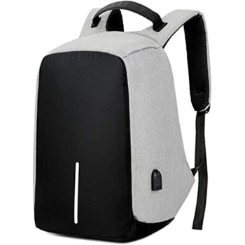 Anti-Theft Unisex Laptop Notebook Backpack Travel School Bag W/Usb Charger Port-FER1002629