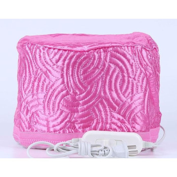 Hair Steamer Beauty Nourishing Thermal Treatment Cap With 3 Mode Temperature Control, Pink