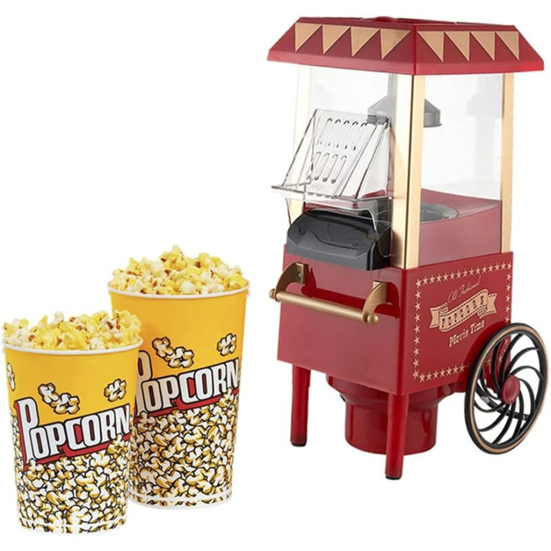 Popcorn Machine Big Vintage Collection And Electric Popcorn Maker Making Machine Stylish Design Electric Popcorn
