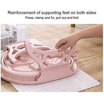 Enwepoeo Collapsible Foot Spa Massage Bath Basin, Feet Soaking Tub With Pedicure Massage Roller, Suitable For Soaking Feet At Home, Reducing Fatigue