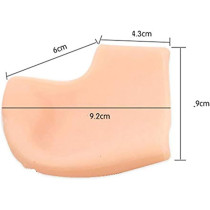 Gel Heel Protectors For Plantar Fasciitis Pain Honeycomb Silicone Breathable Advanced Material Technology, Comfortable, Durable Rapid Relief, Reusable, 1 Pair