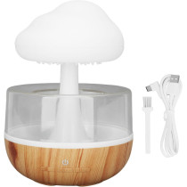 Gupe Rain Cloud Humidifier, Cute Water Drip Essential Oil Diffuser With 7 Led Light, Raining Cloud Night Light Aromatherapy Diffuser Rain Drop Humidifier