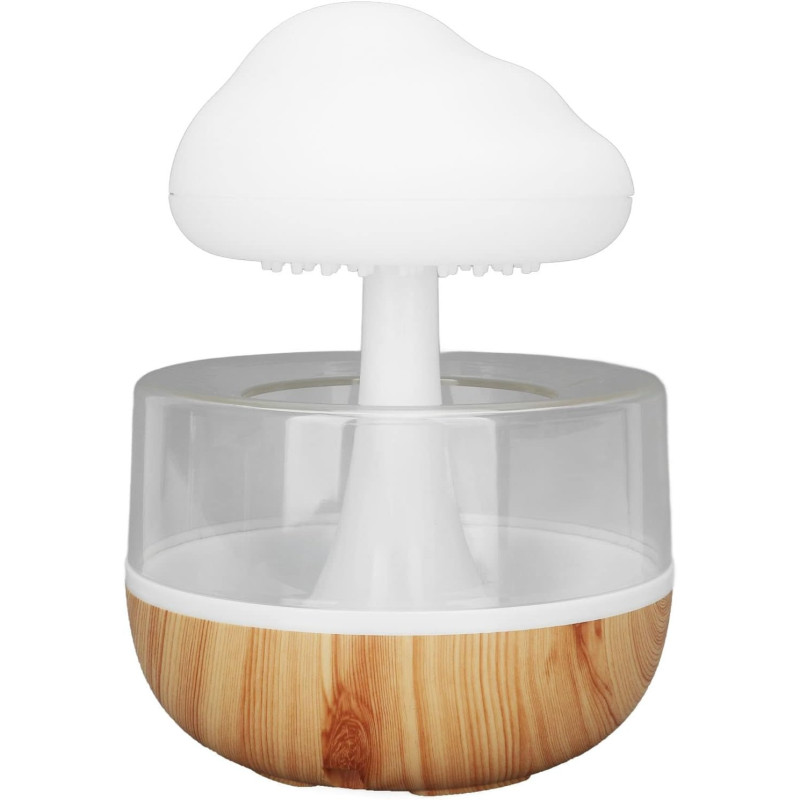 Gupe Rain Cloud Humidifier, Cute Water Drip Essential Oil Diffuser With 7 Led Light, Raining Cloud Night Light Aromatherapy Diffuser Rain Drop Humidifier