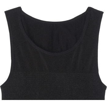 Slimming Underwear Body Shaper Waist Cincher Corset Men Shaper Vest Body Slimming Tummy Belly Slim Body Shapewear, Black, L