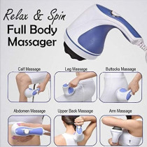 Relax Spin Tone Body Full Body Massager Electric Machine With 3 Massage Heads For Pain Relief And Relaxation For Back, Leg And Foot