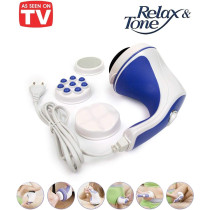 Relax Spin Tone Body Full Body Massager Electric Machine With 3 Massage Heads For Pain Relief And Relaxation For Back, Leg And Foot