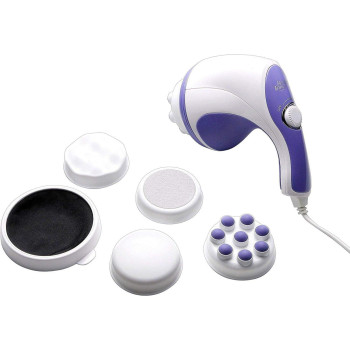 Relax Spin Tone Body Full Body Massager Electric Machine With 3 Massage Heads For Pain Relief And Relaxation For Back, Leg And Foot