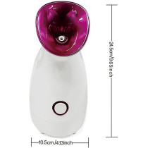 Flymei Nano Ionic Facial Steamer Warm Mist Moisturizing Cleansing Pores Blackheads Acne Nano Sprayer Facial Humidifier Hydration System Home Sauna Spa Steamer