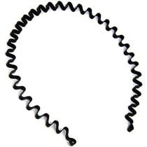 OEM Unisex Black Metal Comb Sports Band Long Hair HeadBand Black For Men and Women
