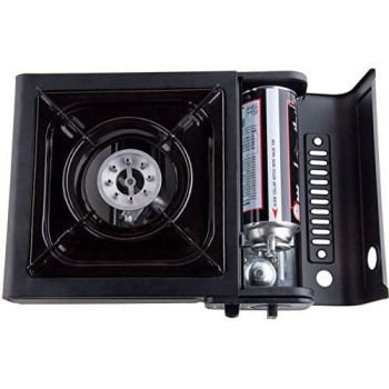 ARTC Portable Gas Burner Camping Stove With Asmaco Butane Gas Cartridge 7.8Oz, 4 Pieces