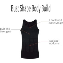 Body Shaper Vest, Black Men Shapewear For Men