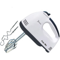 Scarlett Electric 7 Speed Hand Mixer With 4 Pieces Stainless Blender, Bitter for Cake/Cream Mix, Food Blender, Beater For Kitchen, Beater for Cake, White, Medium