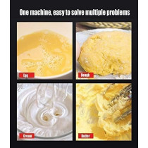 Scarlett Electric 7 Speed Hand Mixer With 4 Pieces Stainless Blender, Bitter for Cake/Cream Mix, Food Blender, Beater For Kitchen, Beater for Cake, White, Medium
