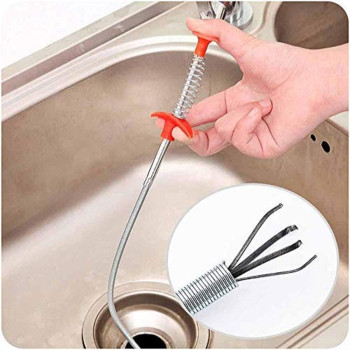 MOGOI Cleaning Claw Tool, Flexible Multifunctional Grabber Pickup Tool, Catcher Sink Cleaner Home Improvement Kits For Drain, Pipe, Sink