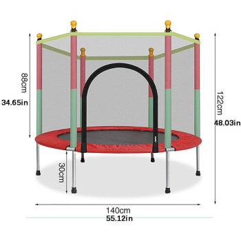 Yuany Indoor Trampoline, Kids Adult Bouncer, Baby Jumper, Children Bouncers With Guardrail Fitness, Thick Spring, Anti-Skid Shock Absorption