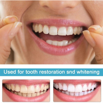 YardhobIi Fake Teeth, Temporary Fake Teeth For Women And Men, Veneers For Temporary Teeth Restoration, Temporary Tooth Kit Decoration, Nature and Comfortable, Protect Your Teeth (Upper Teeth + Lower Teeth)