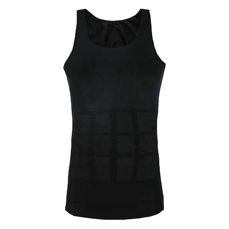 Slim N Lift Slimming Shirt For Men, Black, X-large