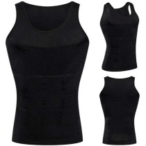 Slim N Lift Slimming Shirt For Men, Black, X-large