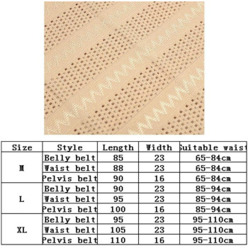 McDou 3 in 1 Postpartum Support Recovery Girdle Corset Belly Waist Pelvis Belt Shapewear Belly Wrap Postpartum Belly Wrap Postpartum Girdle, Dark Skin Colour, XL