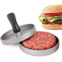 Non Stick Round Shape Hamburger Press Aluminum Alloy Hamburger Pizza Meat Beef Grill Burger Press Patty Maker Mold