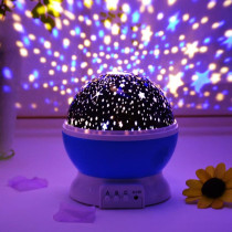 Romantic Sky Star Master Night Light Projector Children Kids Baby Sleep Lighting USB Lamp LED Projection, Purple
