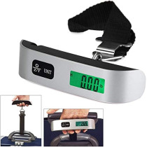 Khushamdid High Precision 50Kg/10G T-Shaped Lcd Display Backlight Digital Hanging Luggage Scale Travel Weight With