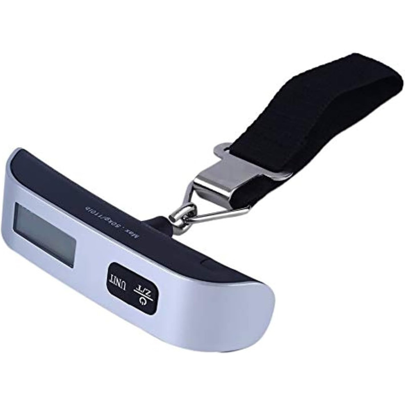 Khushamdid High Precision 50Kg/10G T-Shaped Lcd Display Backlight Digital Hanging Luggage Scale Travel Weight With