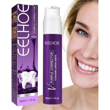 2 Pcs Colour Corrector Toothpaste Colour Corrector Toothpaste For Teeth Whitening Toothpaste, Intensive Stain Removal Color Correcting, 50ml