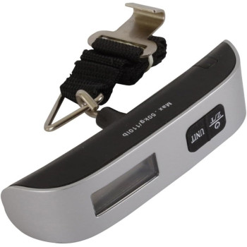 Digital LCD Electronic Portable Weighing Scale Hanging Suitcase Luggage 3V Lithium Cell, 50kg/10g