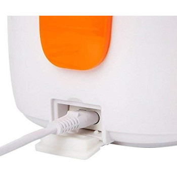 Rizwan Hard Plastic Multi-Function Electric 40W Heated Portable Food Warmer, Electric Lunch Box Tiffin Box Lunch Dabba, 1.5L, Multicolour