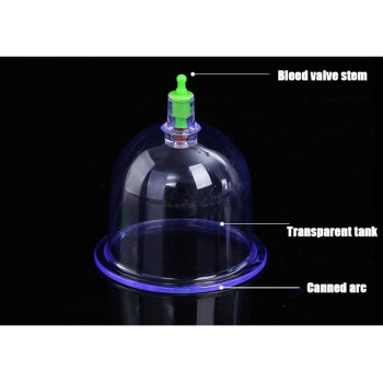 Jlvna Cupping Therapy Sets Vacuum Suction Cupping Cups Muscle, Nerve, Joint Pain Relief, 12 Piece