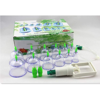 Jlvna Cupping Therapy Sets Vacuum Suction Cupping Cups Muscle, Nerve, Joint Pain Relief, 12 Piece