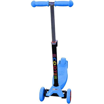 3 Wheel Kick Scooter for Kids Boys Girls Adjustable Height PU Wheels Best Gifts for Children From 3 to 12 Year-Old