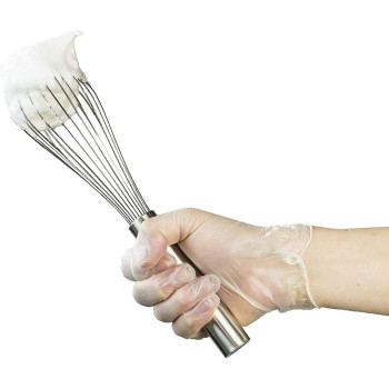 Falcon Vinyl Gloves, Clear Powder Free, Medium Size, 2 Packs x 100 Pieces