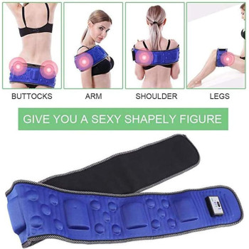 Adjustable Electric Vibration Massage Slimming Belt, Fat Burning Slimming Belt Waist Trainer, 50 inch x 7 Inch, Men And Women