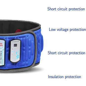 Adjustable Electric Vibration Massage Slimming Belt, Fat Burning Slimming Belt Waist Trainer, 50 inch x 7 Inch, Men And Women