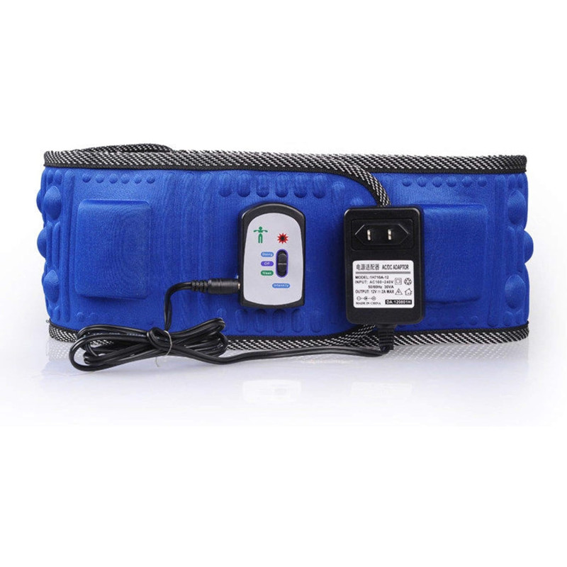 Adjustable Electric Vibration Massage Slimming Belt, Fat Burning Slimming Belt Waist Trainer, 50 inch x 7 Inch, Men And Women