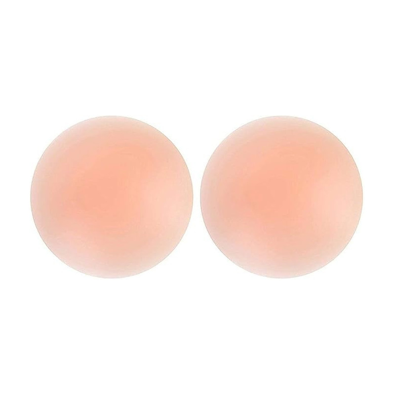 Circular Reusable Adhesive Silicone Nipple Cover Breast Pads