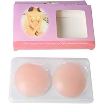 Circular Reusable Adhesive Silicone Nipple Cover Breast Pads