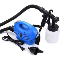 Electric Paint Spray Gun Air Compressor Professional Airbrush HVLP For Paint Automotive Airless Sprayer Paint Pistol Power Tool, Blue