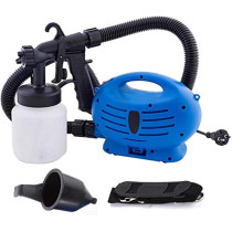 Electric Paint Spray Gun Air Compressor Professional Airbrush HVLP For Paint Automotive Airless Sprayer Paint Pistol Power Tool, Blue
