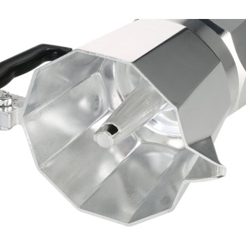 Aluminum Espresso Percolator Coffee Stovetop Maker Mocha Pot, Silver, 12-Cup