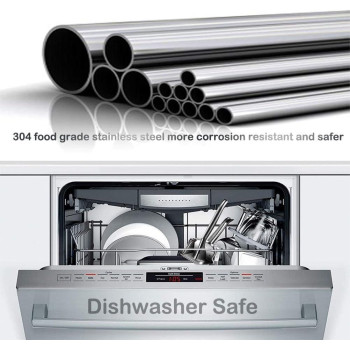 AUAM Real Stainless Steel Lemon Squeezer Citrus Juicer Hand Press Heavy Duty Manual Squeeze Juice Extractor Maker Orange Lime Grapefruit Presser, Bonus 50 Pcs Filter Bags