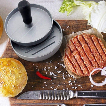 Burger Press Aluminum Hamburger Presser Maker Bbq Ideal Cave Tools